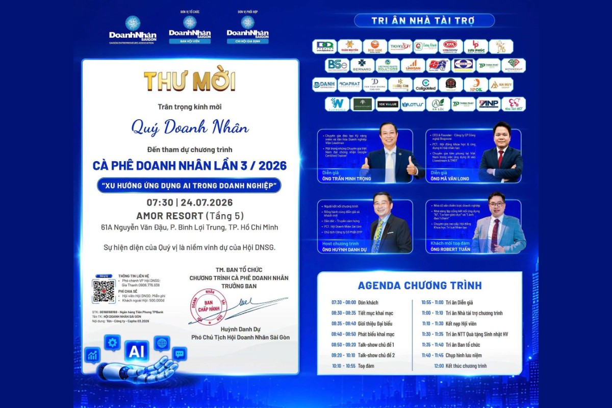 Cà Phê Doanh Nhân Kết Nối Giao Thương Tháng 8 Cà Phê Doanh Nhân Kết Nối Giao Thương Tháng 8