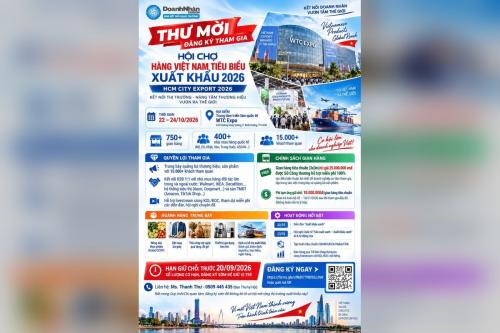 Hội Chợ Hàng Việt Nam Tiêu Biểu Xuất Khẩu 2026